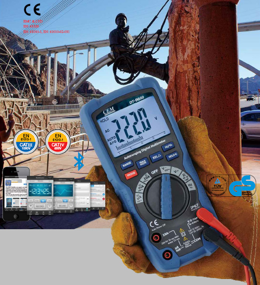 Miernik przemysłowy DT-9660